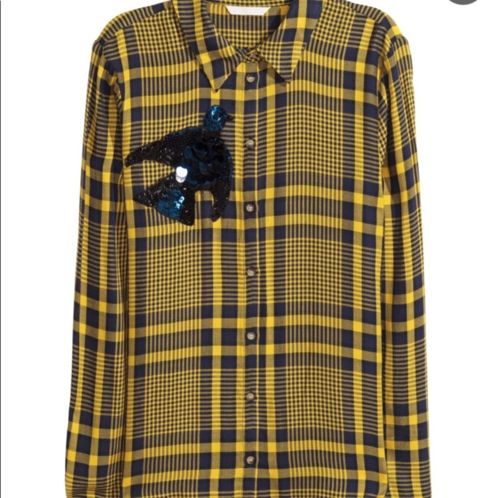 NWT🌟H&M Plaid Top